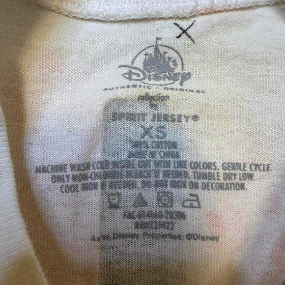 🍊 Disney World Orange Bird "HELLO SUNSHINE" Tie-Dye Spirit Jersey XS - Picture 6 of 10